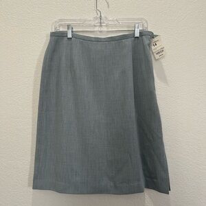 Nwt Worthington soft classics "Melange" Blue‎ skirt size 14